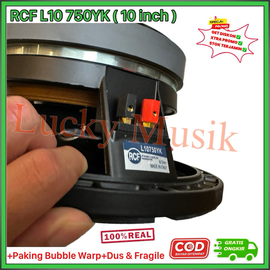 Speaker Component RCF L10 750YK Woofer 10 Inch Grade A The L10-750YK rcf l10 750yk