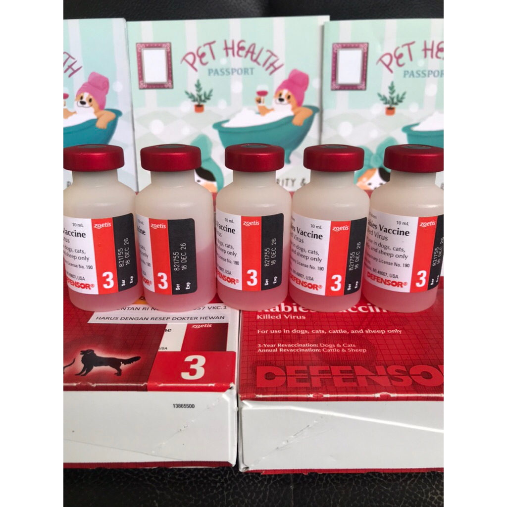 vaksin Rabies varian 10 dosis exp. Des 2026