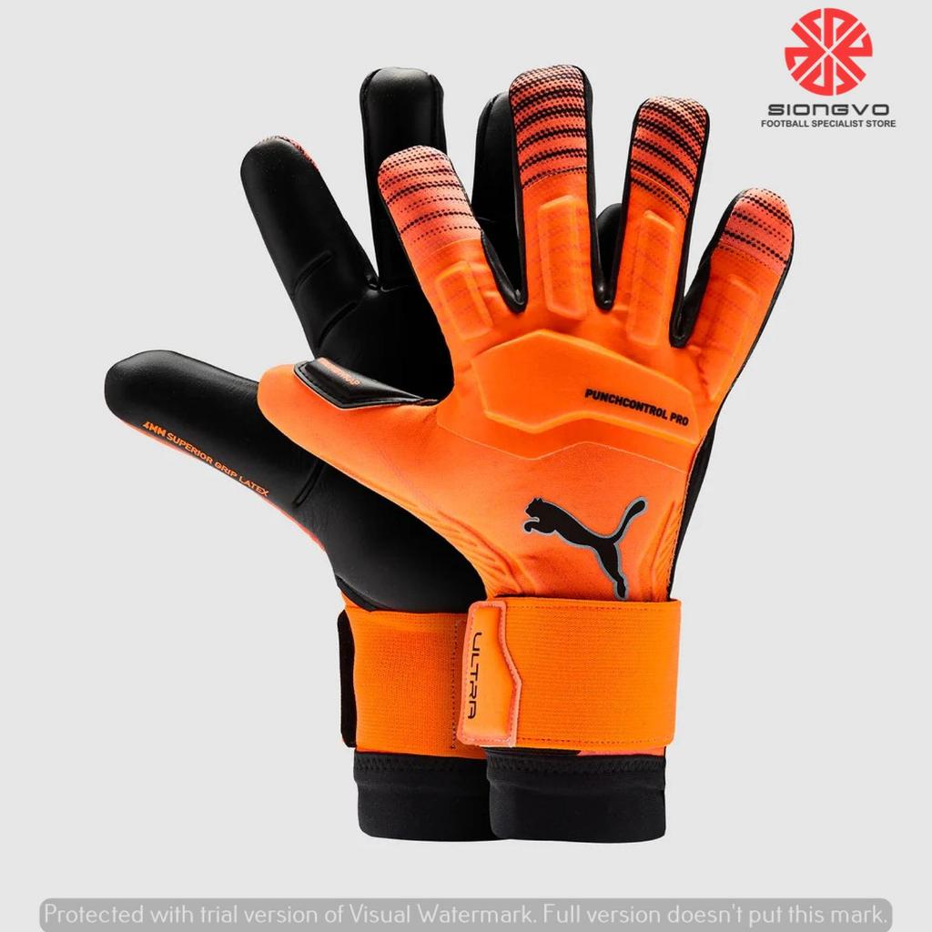 SARUNG TANGAN KIPER - PUMA ULTRA 6 ULTIMATE HYBRID HOT PURSUIT GK GLOVE 04208102