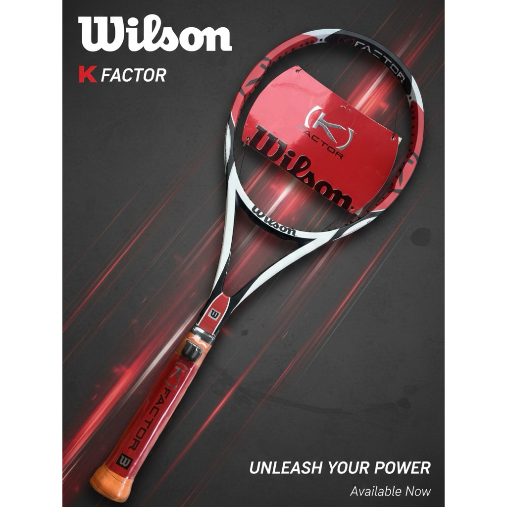 Raket Tenis WILSON K-Factor (Six.One Tour) ORIGINAL