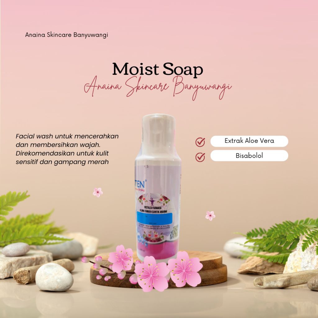 Moisten Soap Anaina Skincare