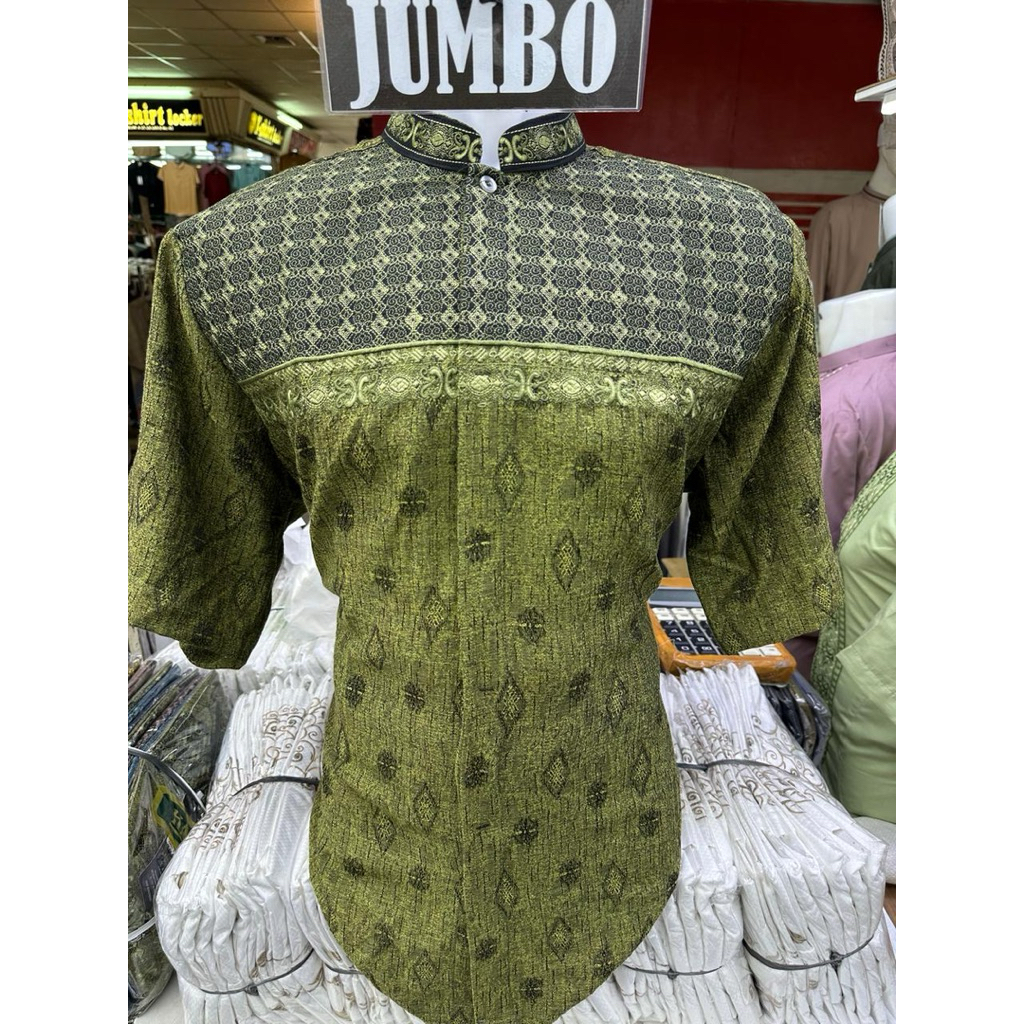 BAJU KOKO OVERSIZE KUALITAS PREMIUM KENCANA BORDIR