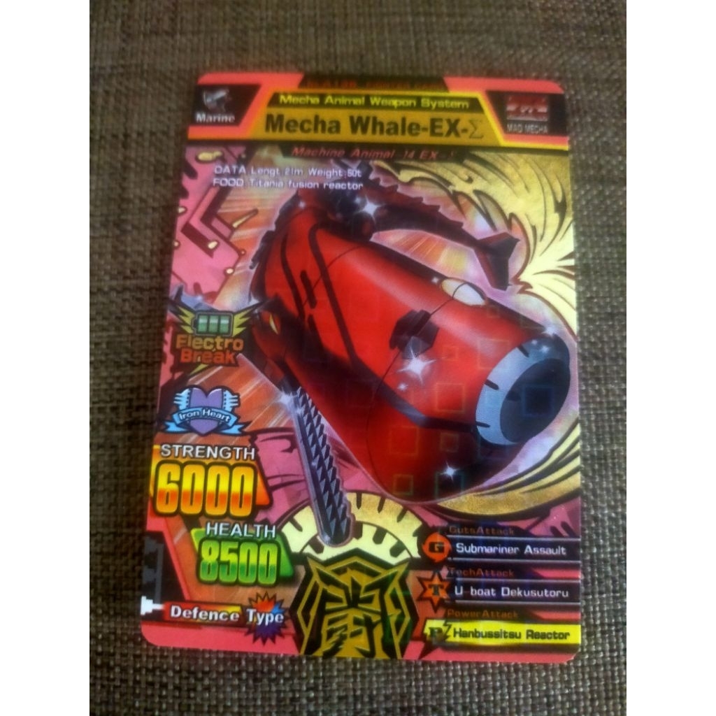 kartu animal kaiser Mecha whale ex