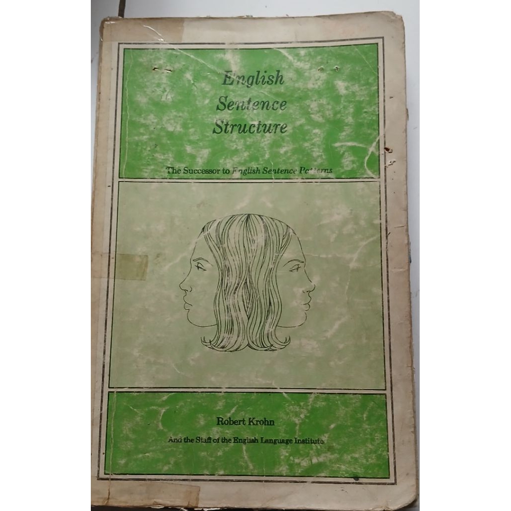 BUKU ENGLISH SENTENCE STRUCTURE BEKAS ORIGINAL