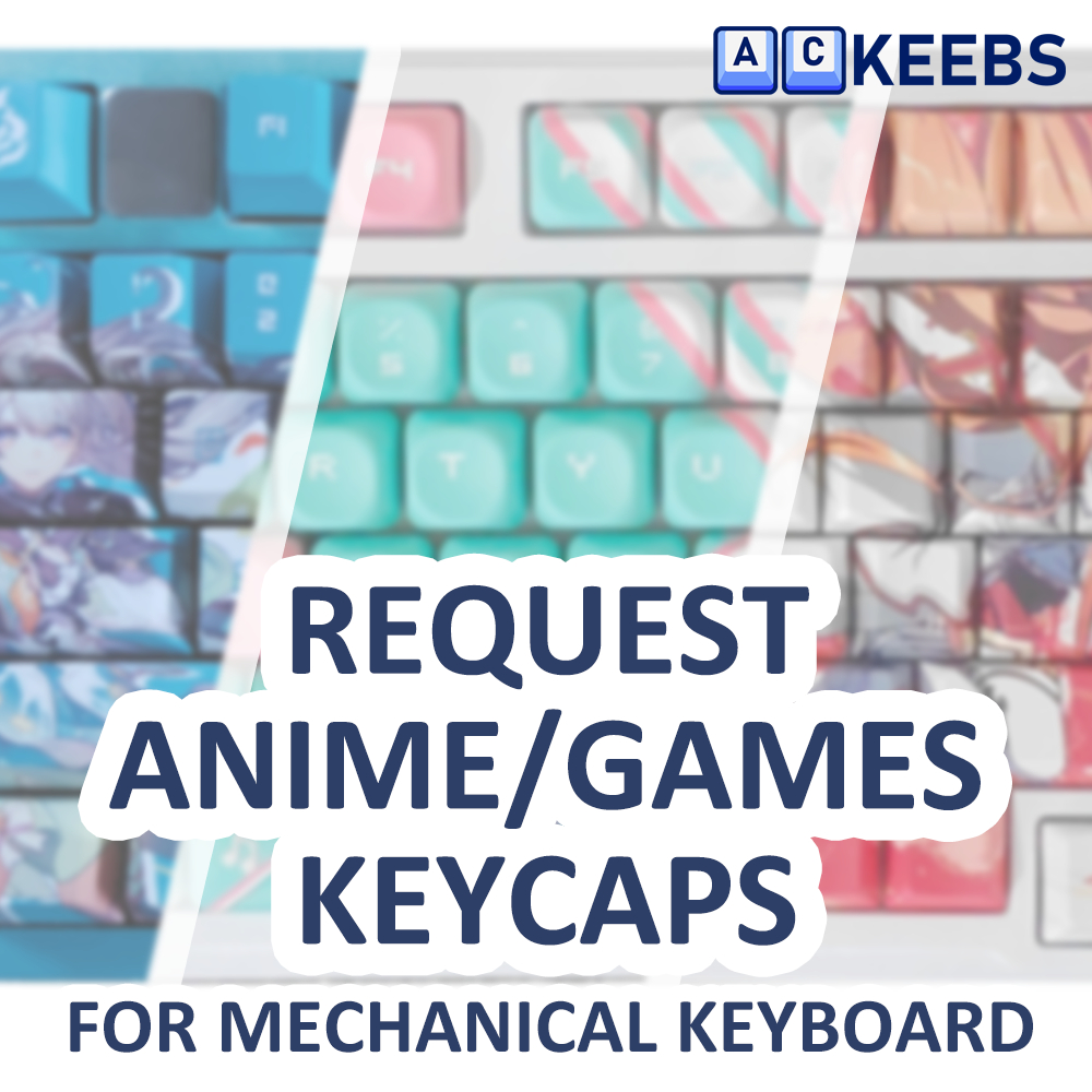 Custom Request Keycaps Anime/Games - Baca Deskripsi