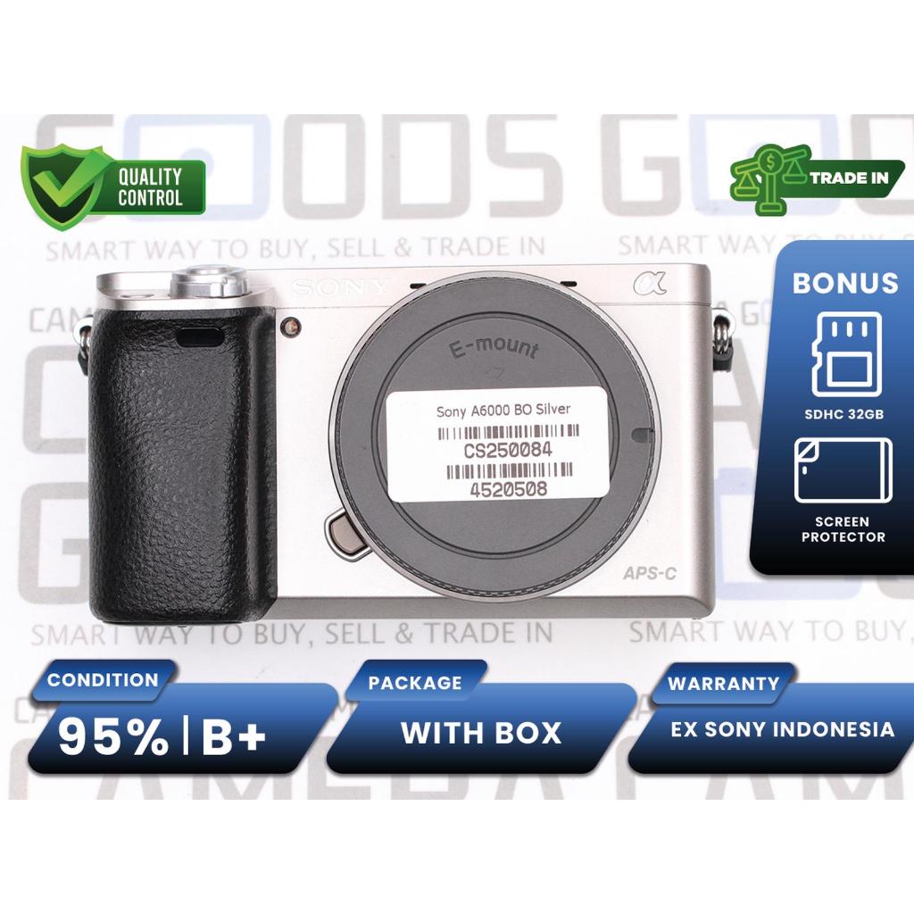 Kamera Sony Alpha A6000 APS-C Camera Digital Mirrorless Second Bekas Grade B+ / Sony A 6000 - CS2500