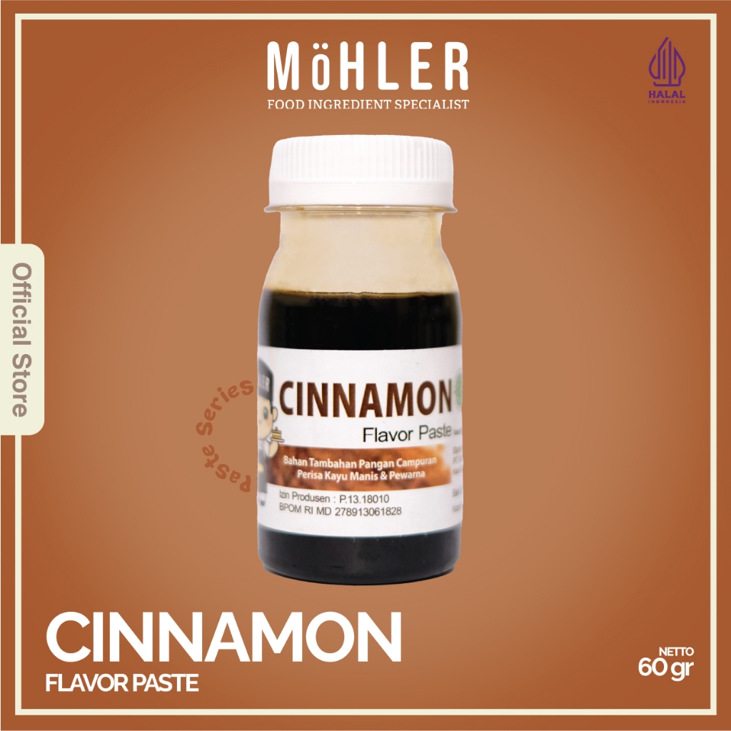 MOHLER Pasta perisa pewarna Cinnamon