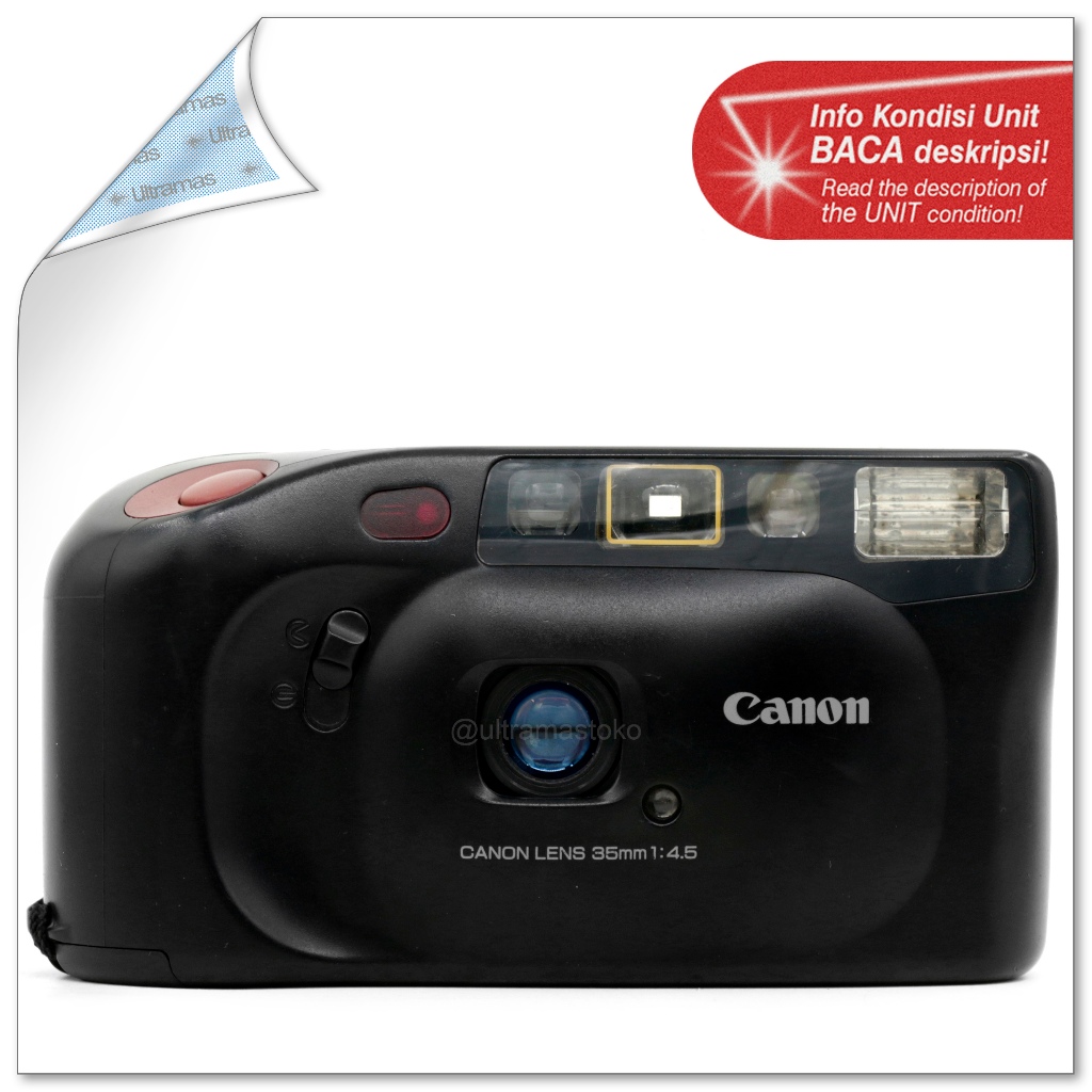 Kamera Film Analog Canon SURE SHOT Joy DATE - Point & Shoot 35mm Fokus Otomatis AF Gulung Otomatis