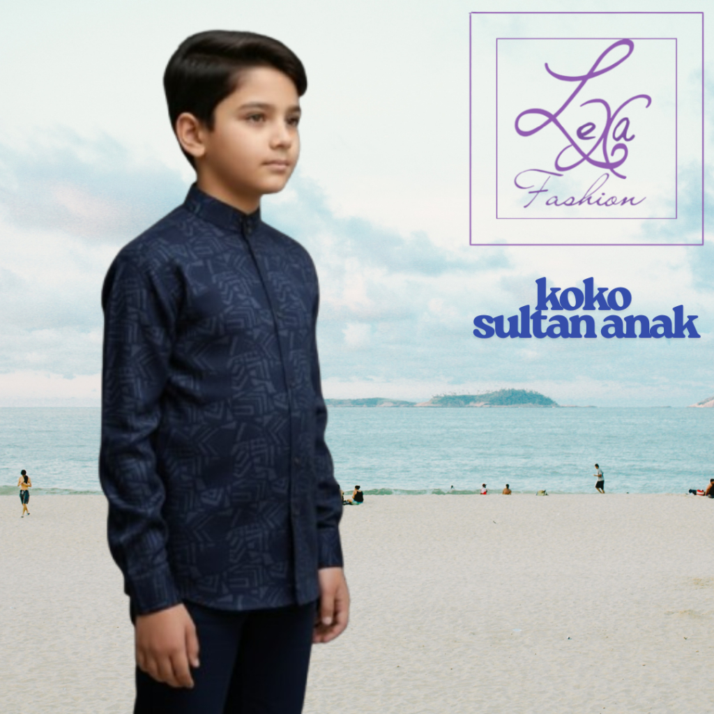 BAJU KOKO SULTAN EMBOS ANAK BAHAN WOLFIS