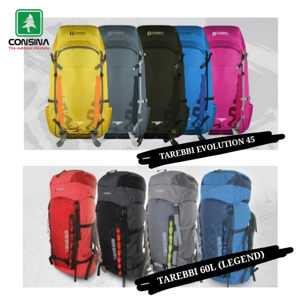 Consina Tarebbi 45 Evo Terbaru | Consina tarebbi 60L | Carrier Consina Tarebbi Evo 2025