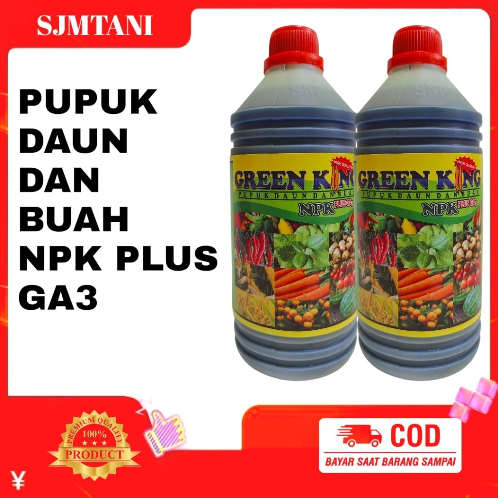 Pupuk Cair Daun dan Buah NPK PLUS GA3