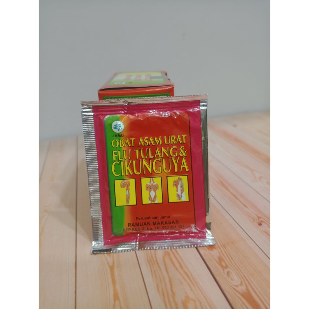 jamu asam urat/flu tulang