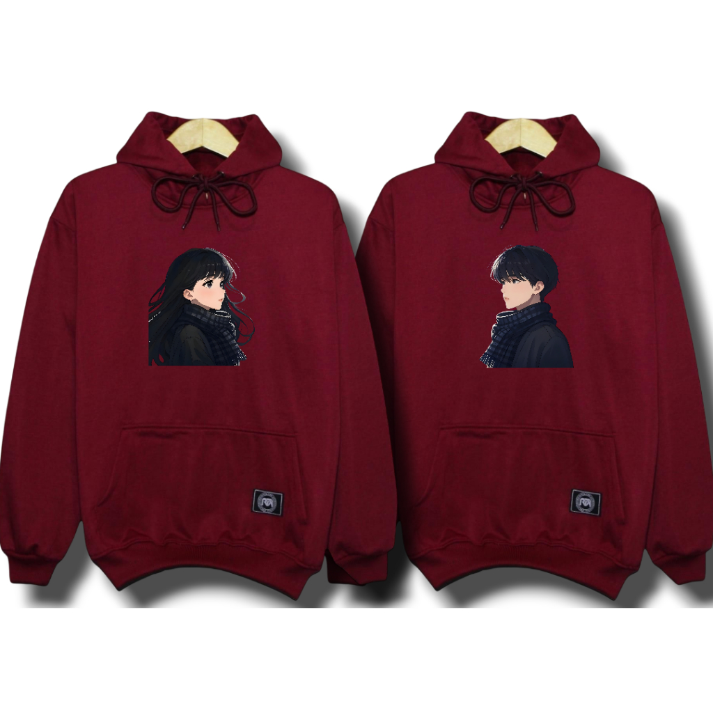 hoodie couple pria wanita / jaket couple viral kekinian / sweater couple pasangan terbaru / HOODIE p