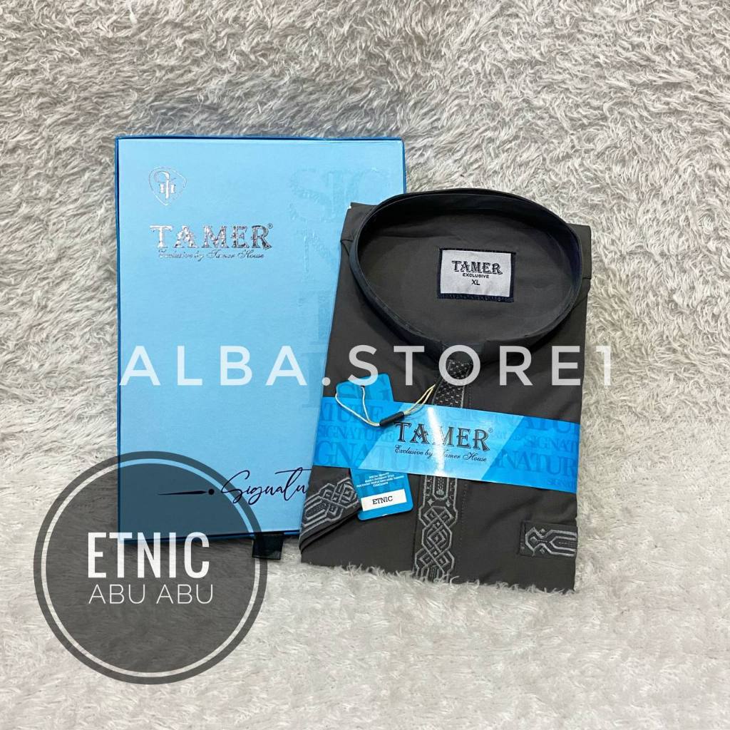 Baju Muslim/Baju Koko Tamer/Dirar/Sajidah Lengan Panjang/Lengan Pendek Ukuran XL