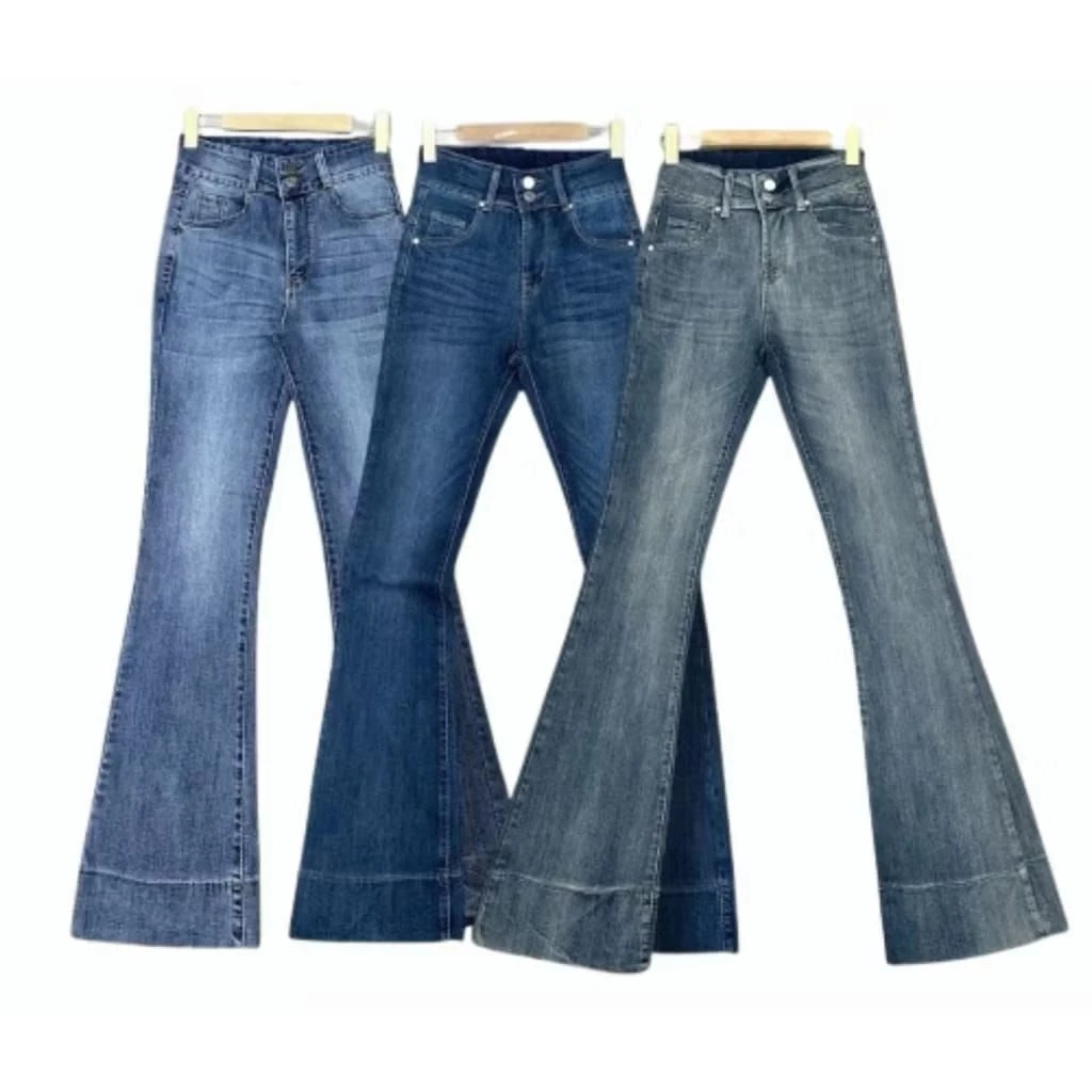 Celana Cutbray Jeans Lipat Lebar - Celana Hightwaist Cutbray Jennie