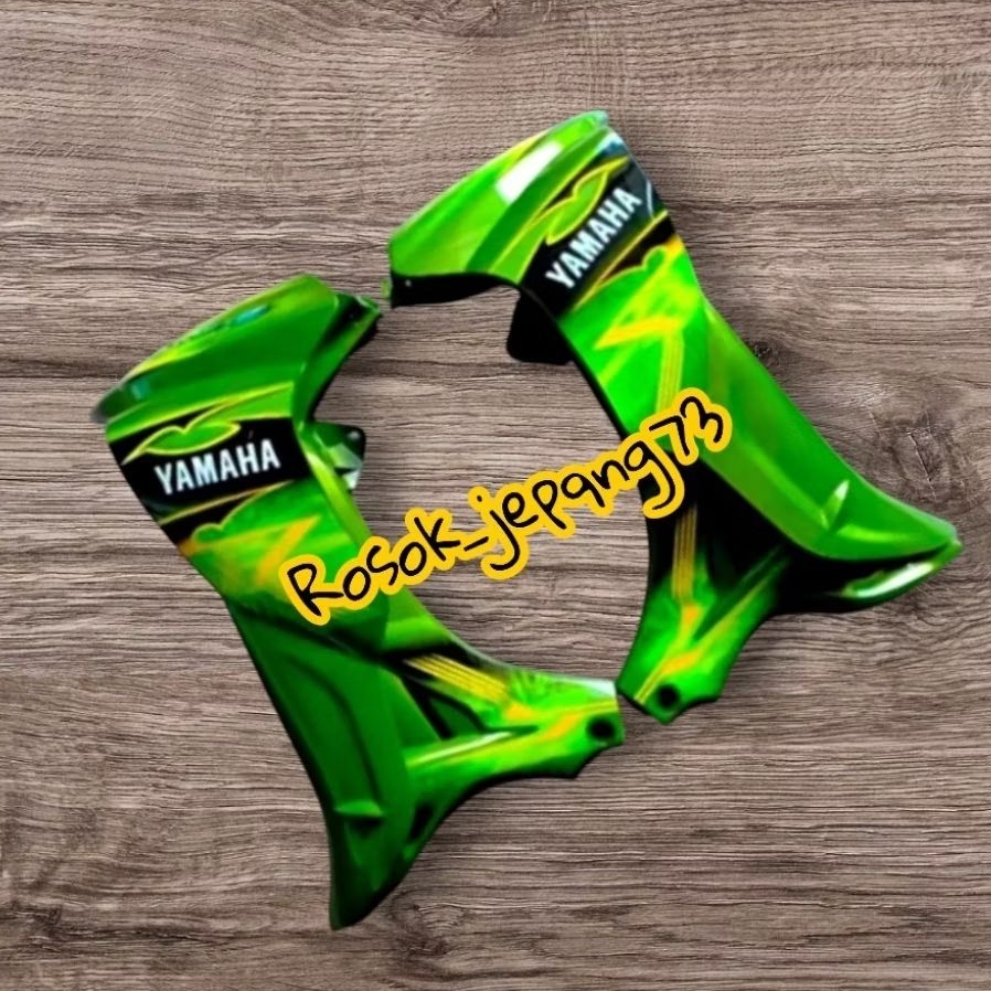 Sayap Yamaha Jupiter Z Burhan Sayap Luar Dalam Jupiter Z Warna Hijau plus striping
