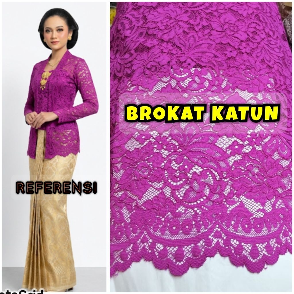 Brukat Katun / KAIN BROKAT/ Kain Brukat Katun / BROKAT KATUN STRETCH / Kain Kebaya Brokat / Kain Bro