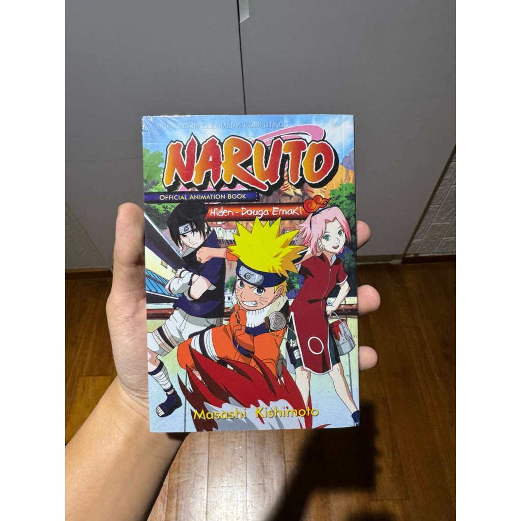 komik naruto official animation book new segel baru