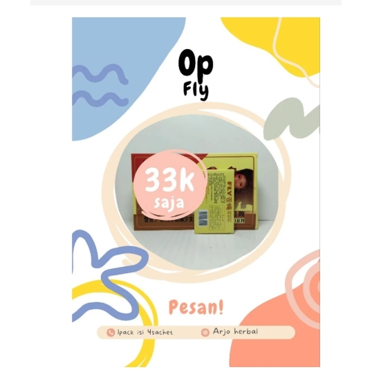 kotak op terbang fly ukuran 2 x 1 x 4