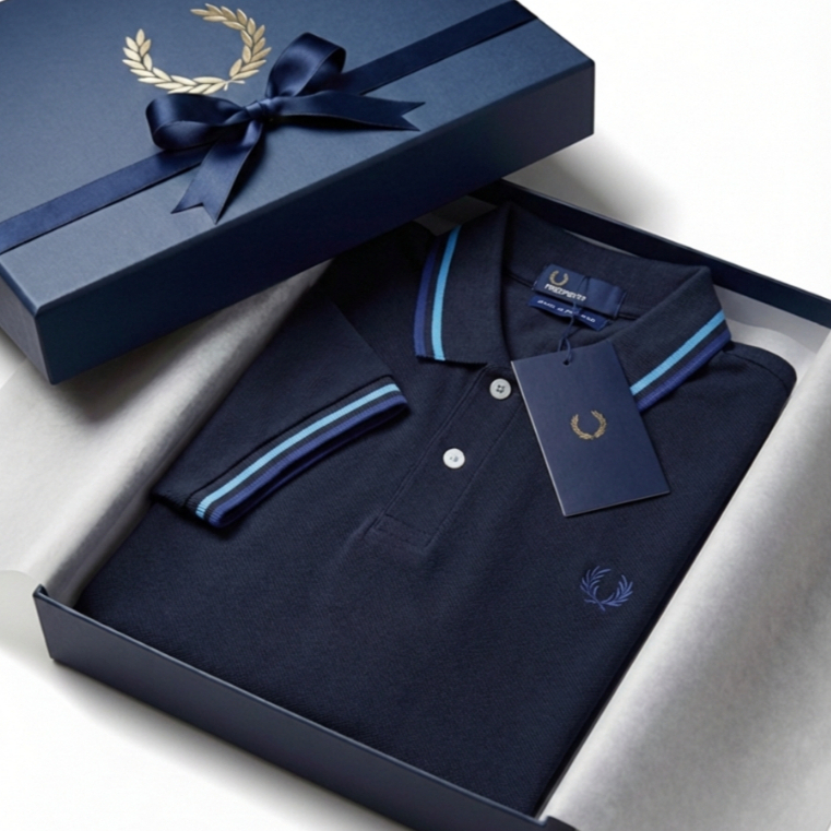 Kaos Kerah Pria / Polo Shirt Pria / kaos Polo Pria / Kaos Polo Frd Pria Premium Hitam Garis Biru