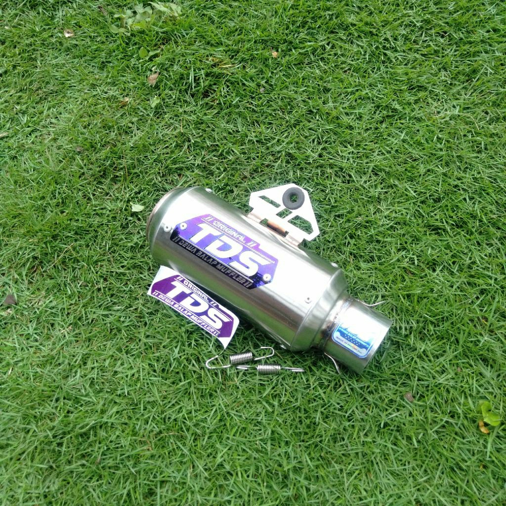 slincer knalpot TDS ORIGINAL GP1 mini inlet 50mm kwalitas A1