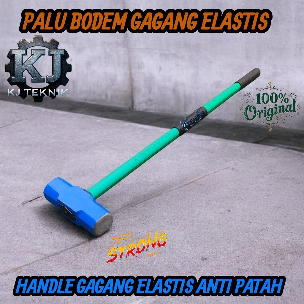 Palu Batu/Palu Bodem 8lb-20lb FAWI Palu Bodem Gagang Fiber Elastis 8lb 10lb 12lb 14lb 16lb 18lb 20lb