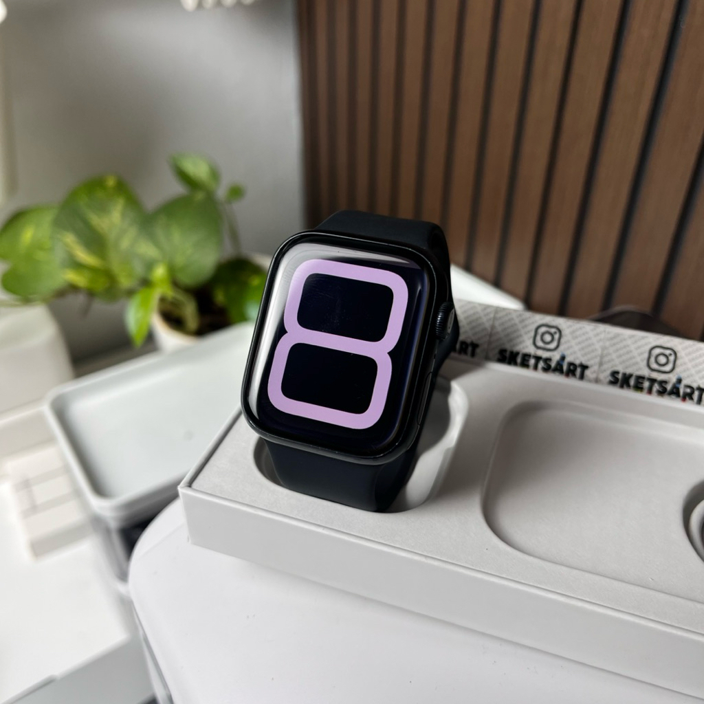 Apple Watch Series 8 45mm Black iwatch Battery Health 91%