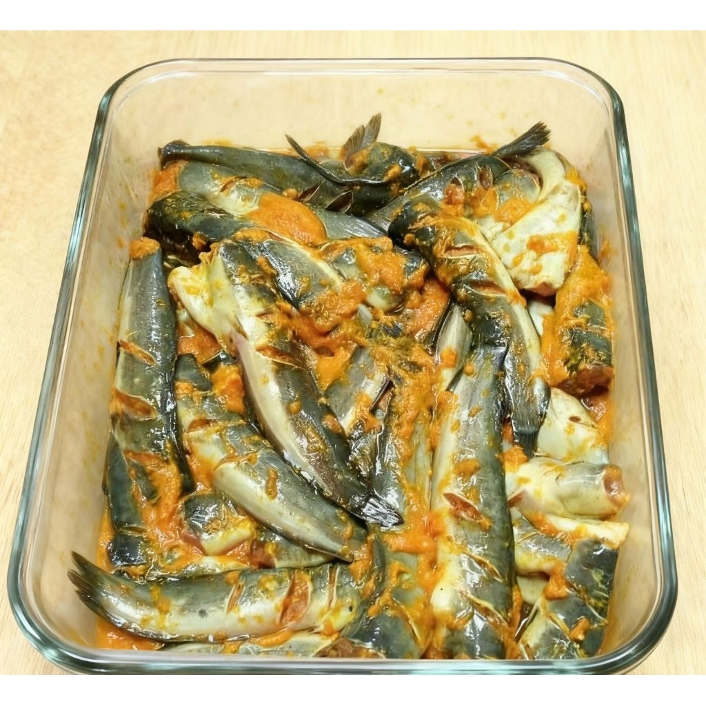 Ikan lele bumbu kuning / ikan lele ungkep bumbu rempah isi 4