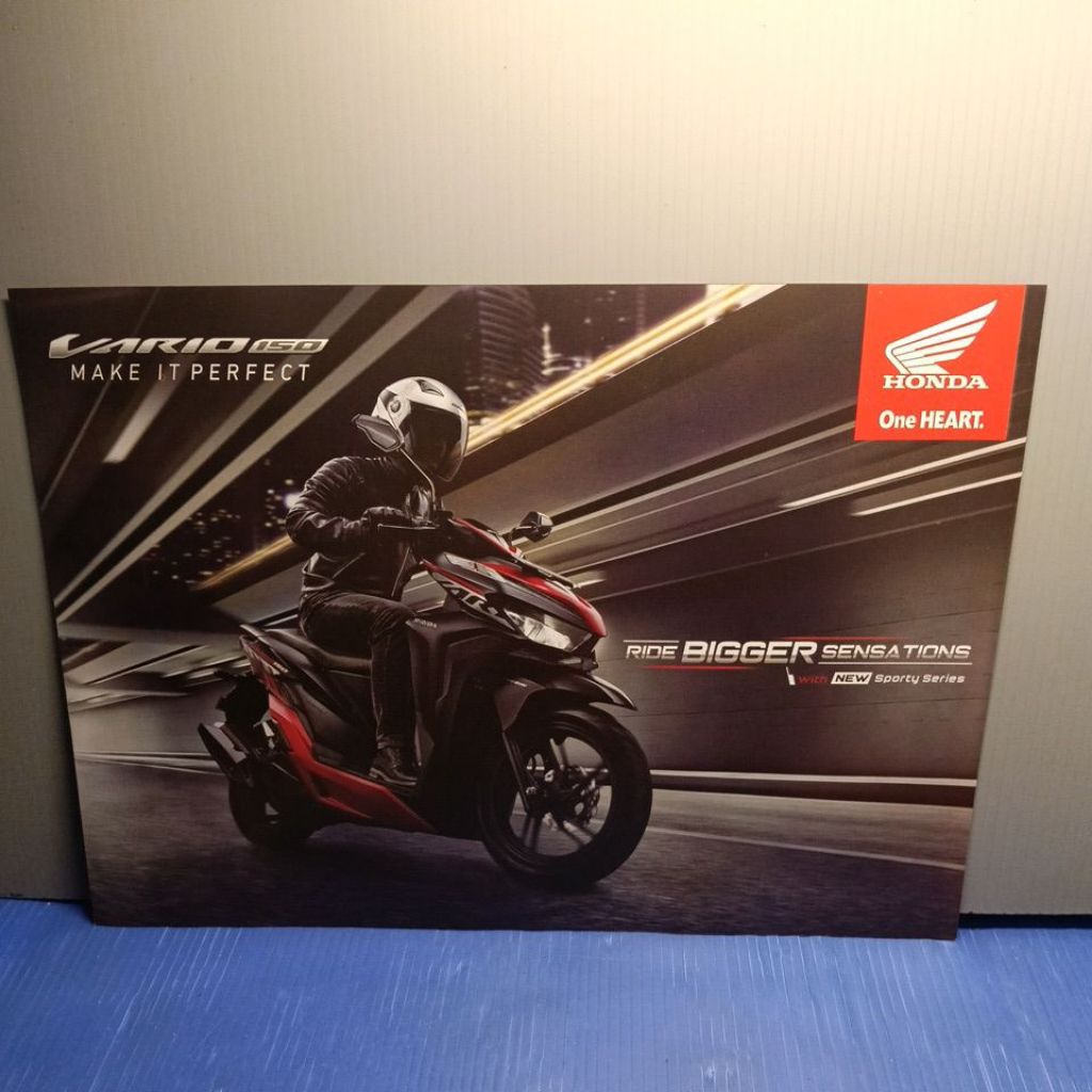 poster brosur leaflet Honda Vario 150