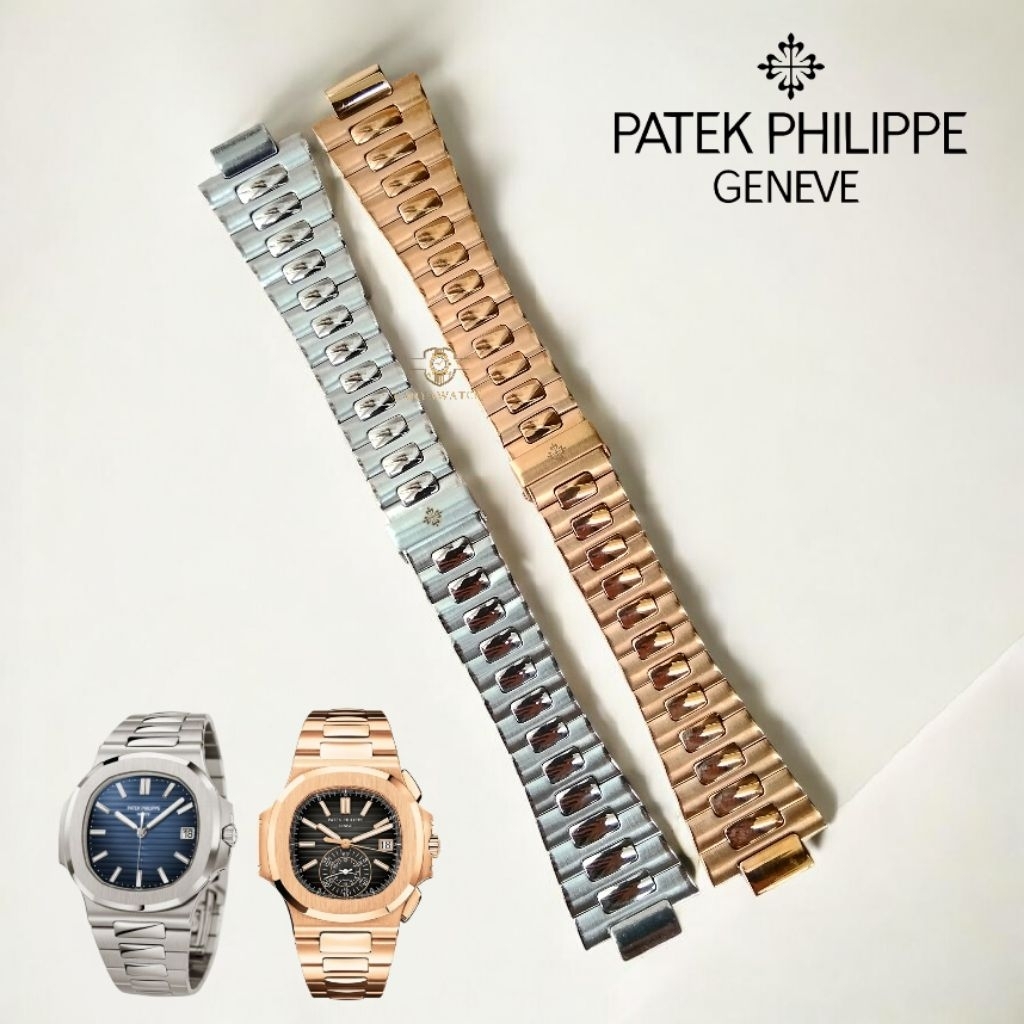 Strap Tali Jam Rantai Patek Philippe Nautilus Stainless Steel