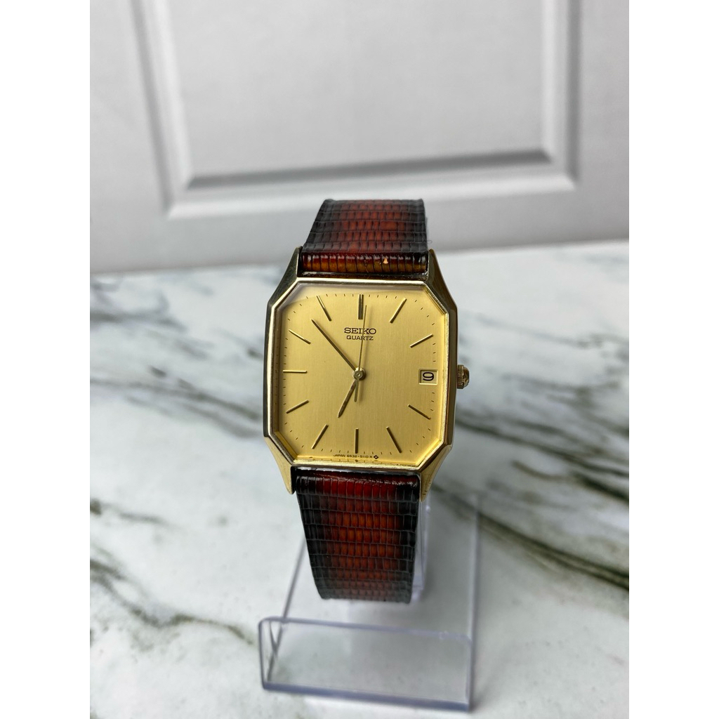 Jam Tangan Seiko Tank Pria Wanita Quartz 6532