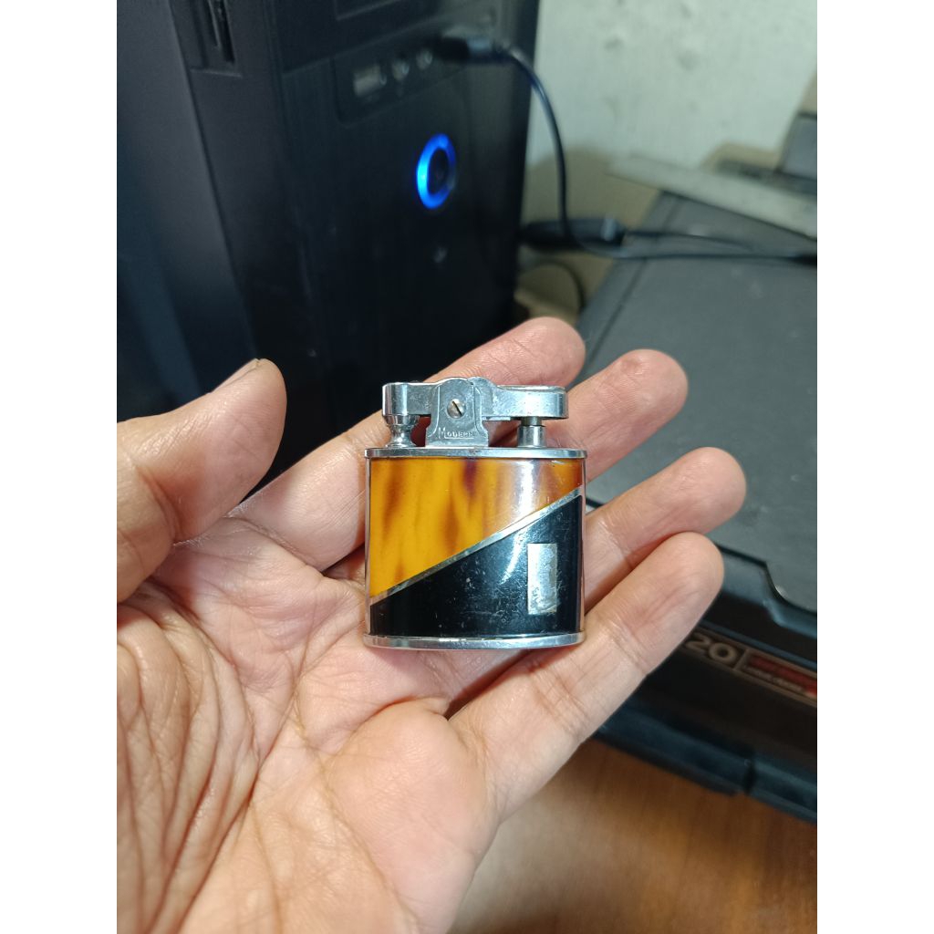 Modernlite Automatic Superlighter - Vintage Lighter Made in Japan 1950's Korek Antik Jadul Art Deco 