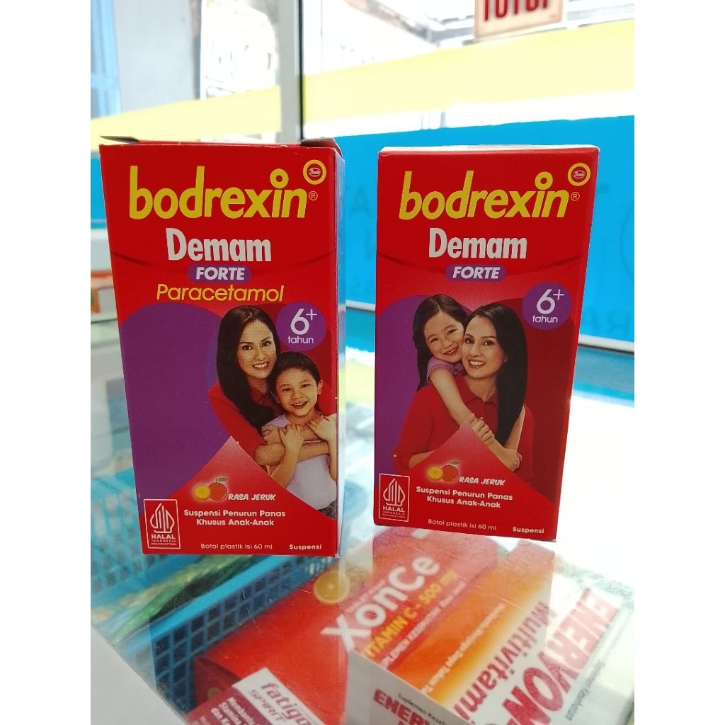 Bodrexin Demam Forte Sirup - Flu, Demam - Sakit gigi - Sakit kepala