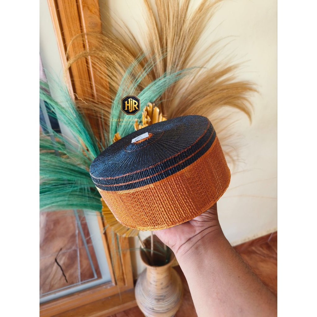 Songkok Recca Tembaga kombinasi Recca Hitam