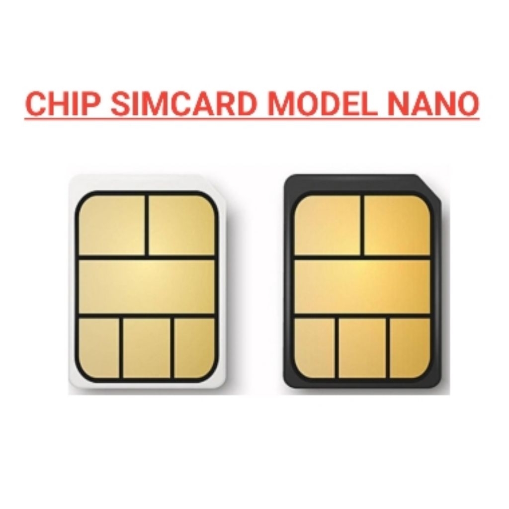 Chip Simcard Kartu Perdana Hp Model Nano Aneka Operator suHp dah hangus dan tidak aktif Bekas