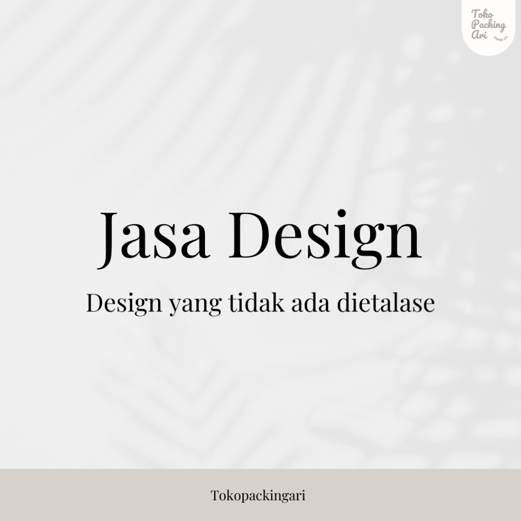 Jasa Design Souvenir / Lainnya yang tidak ada dietalase
