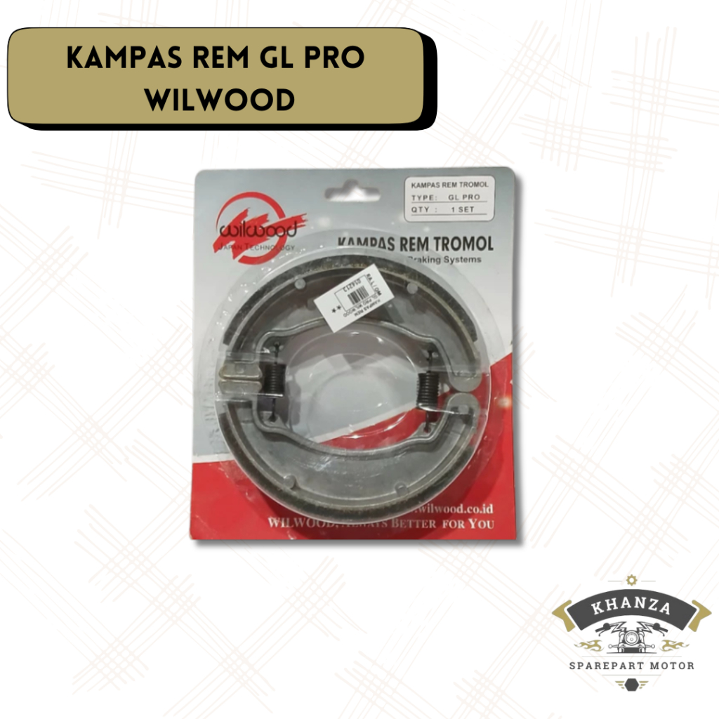 WILWOOD Kampas Rem GL Pro || Kampas Rem Belakang Tromol GL Pro