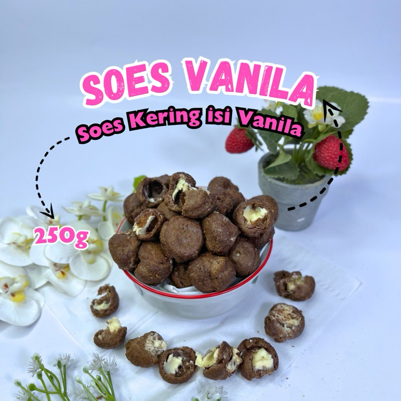 Soes Kering Vanilla my soes 250g | sus kering vanila susu | kue sus isi | makanan ringan | cemilan