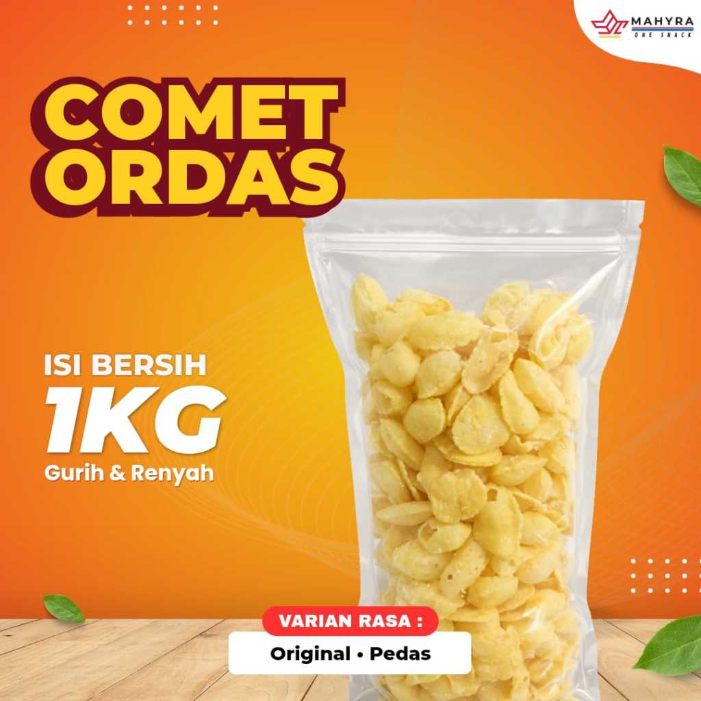 Comring Comet Panjalu Ciamis - Comring Singkong Original Khas Ciamis Tasik 1KG | 1000 Gram Kriuk Gur