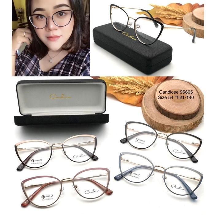 frame cat eye besi wanita 95605