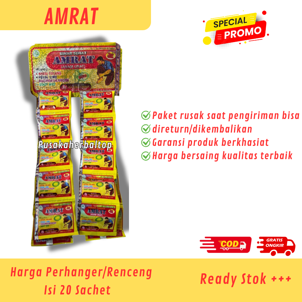 Amrat Kapsul Original (Asam Urat)