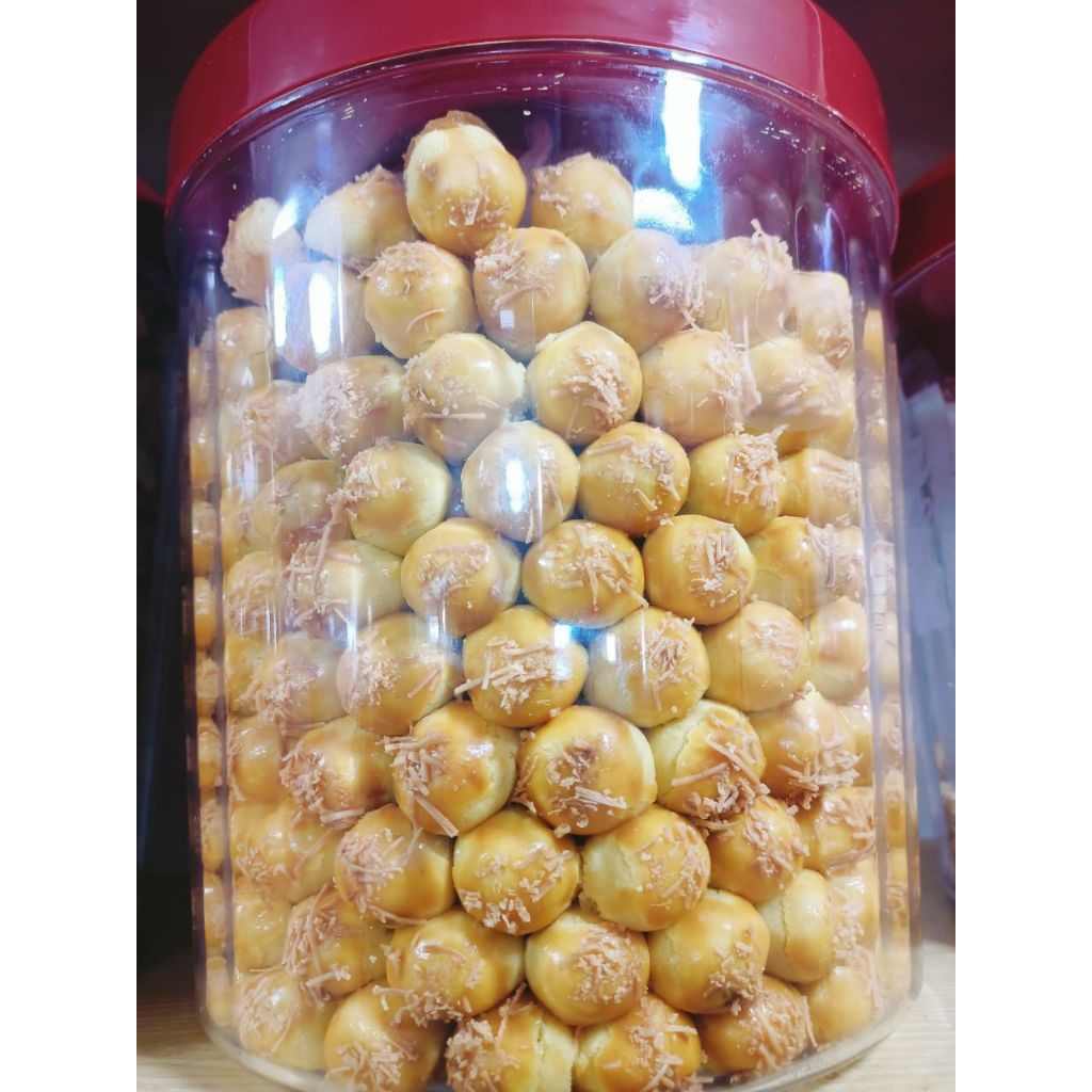 nastar keju Sandy cookies toples besar