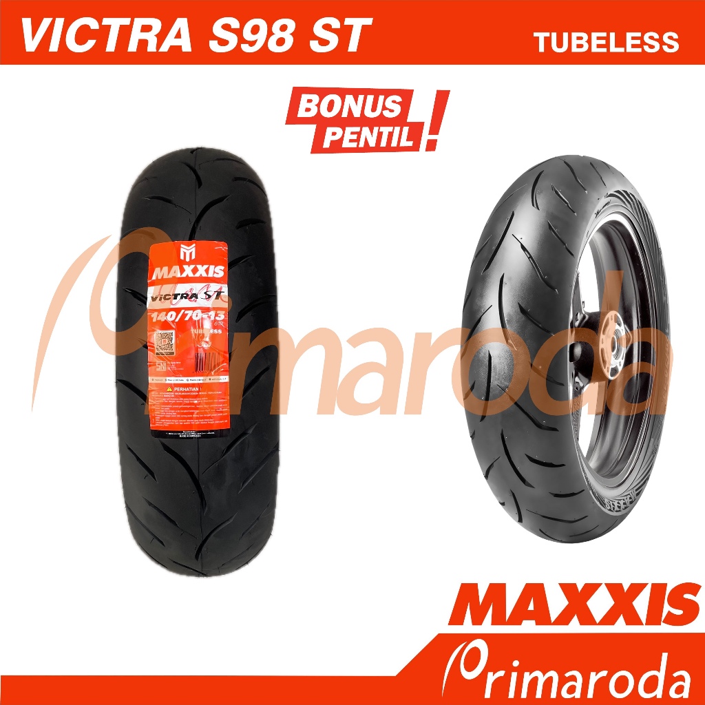 Ban motor MAXXIS Victra S98ST 140/70 Ring 13 Tubeless 140/70-13