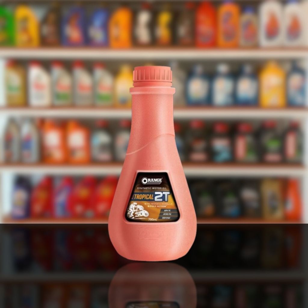 Oli Orange 2T Tropical 0.7L 700ml Oli Samping Orange
