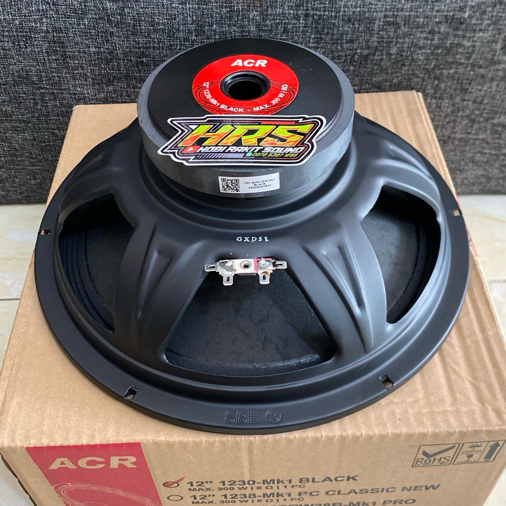 Speaker 12 inch ACR 1230-Mk1 BLACK