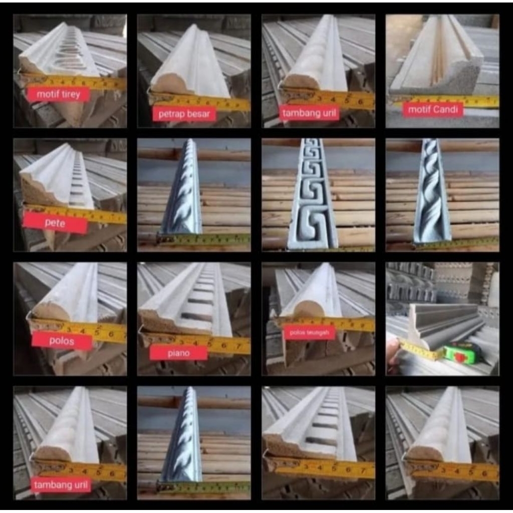 List Profil Beton List Profil Cantol Beton List Profil Tempel