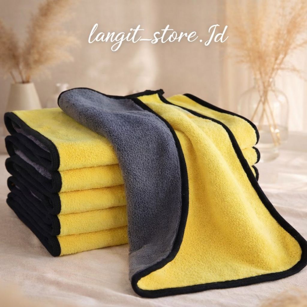 Kain Lap Microfiber ukuran 30x 30 / Kain lap Microfiber