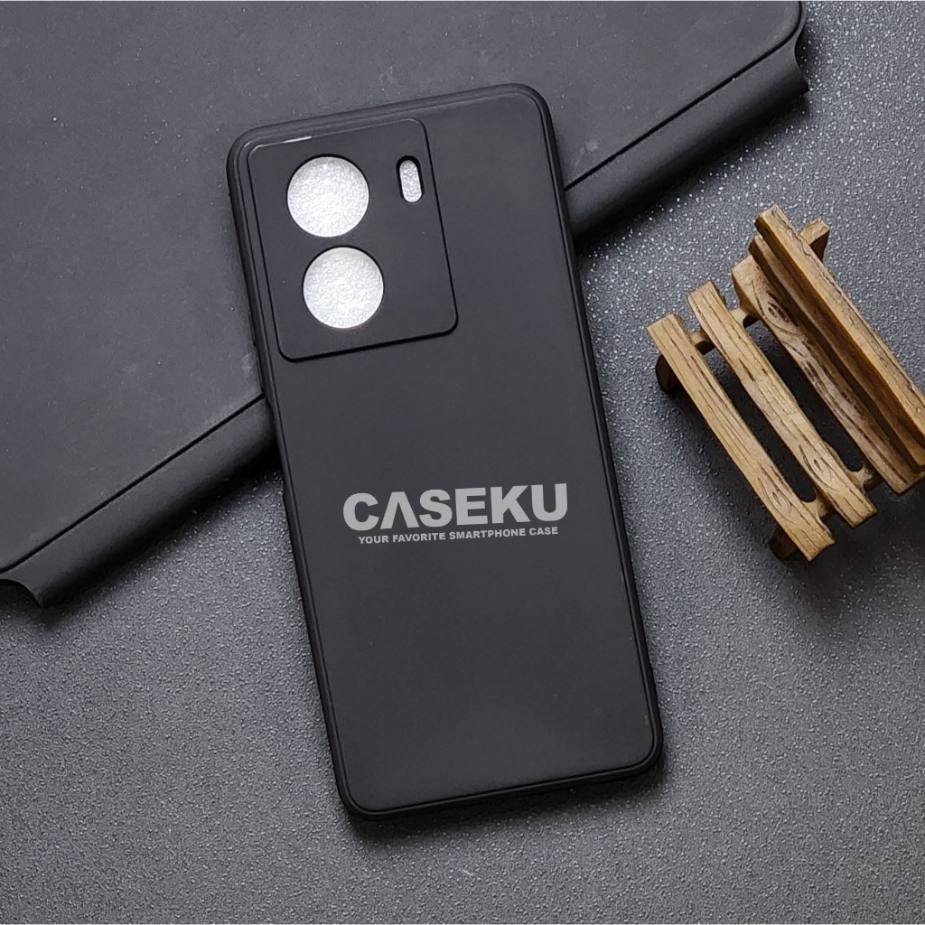 Iqoo Z10 Lite Iqoo Z7 Iqoo Z7X Iqoo Z9 5G Iqoo Z9X Softcase Macaron Square Black / Case Square Edge 