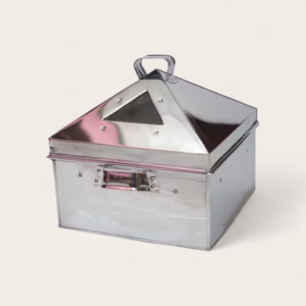 Klakat Kukusan Stainless Kotak Persegi Dimsum Syomay Bolu Kukus