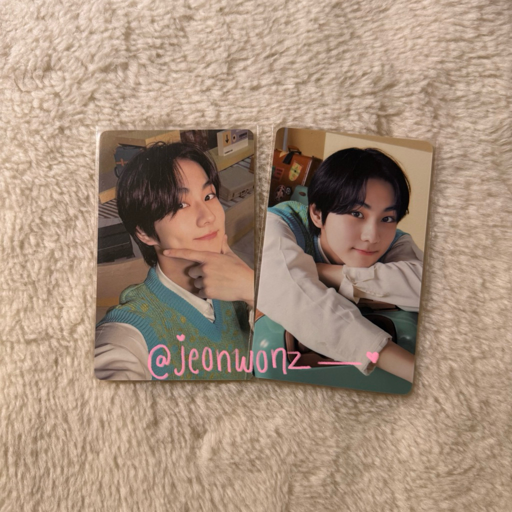 Enhypen Jungwon En-Connect Companion Special Trading Card Photocard PC Set